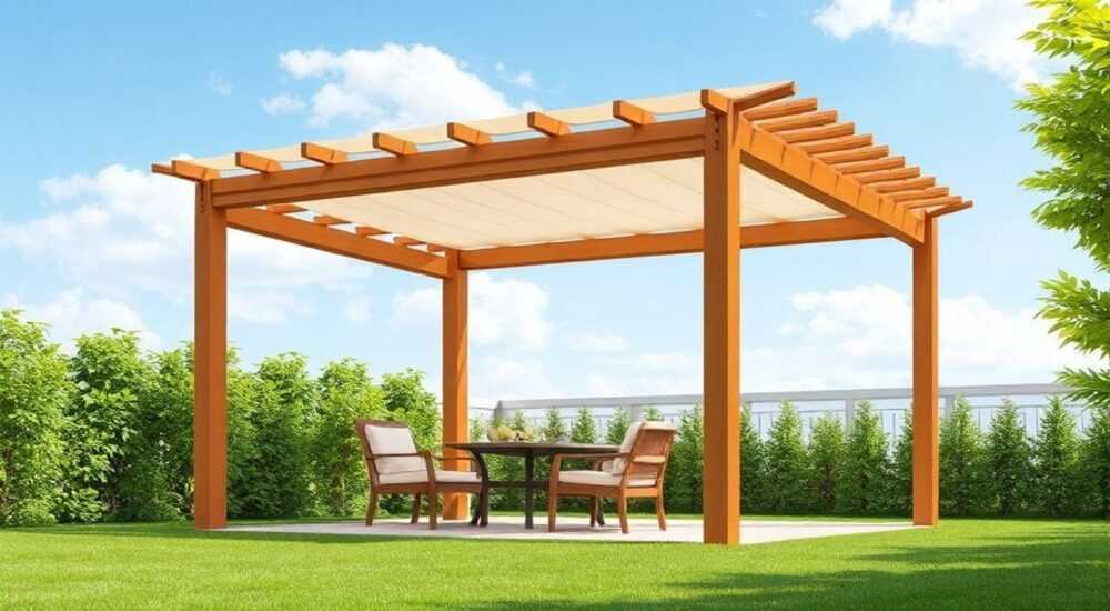 Какую ткань выбрать для беседки