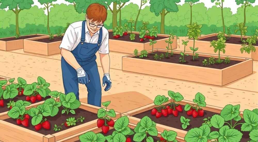 Клубника на высоких грядках как сажать