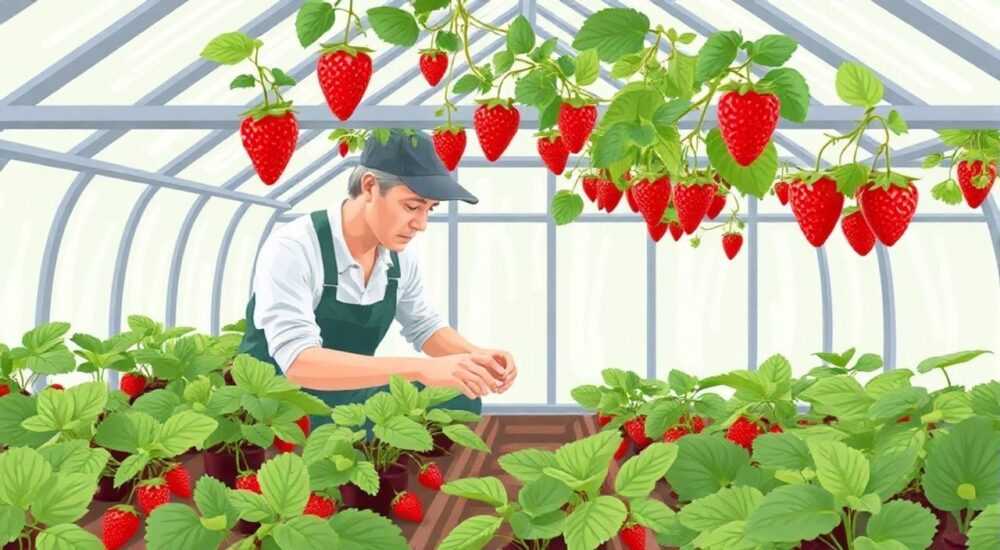 Клубника в теплице как опыляется