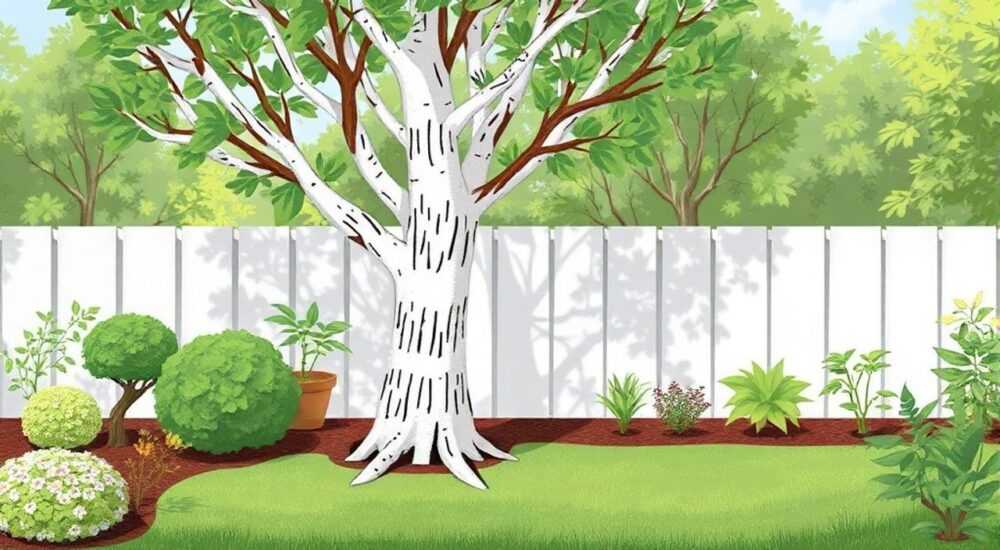 Когда белят деревья на даче