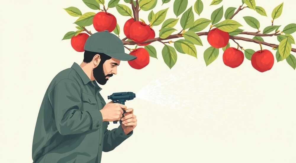 Когда опрыскивают яблони от вредителей