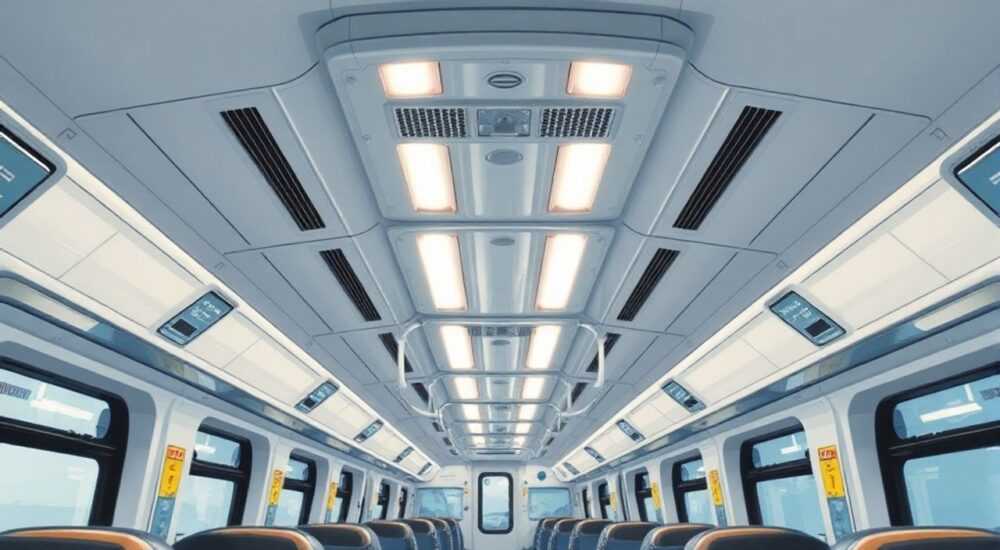 Когда потолочные светильники в пассажирских салонах вагонов