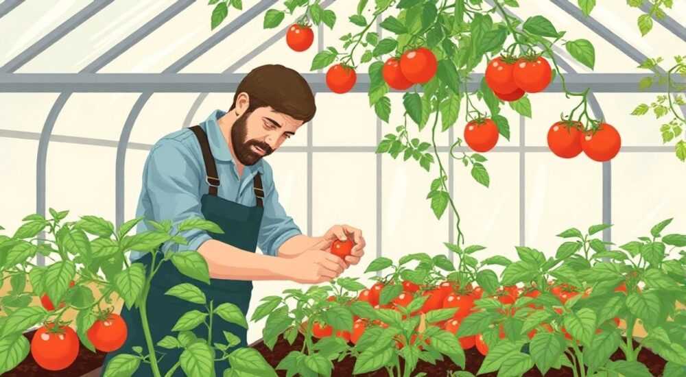 Когда прищипывать помидоры в теплице верхушки
