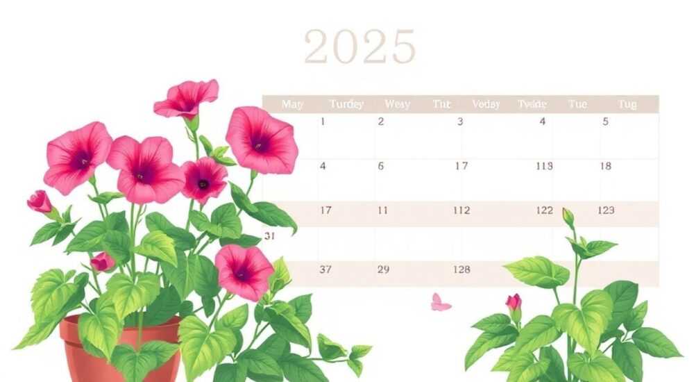 Когда садить петунию в 2025 году