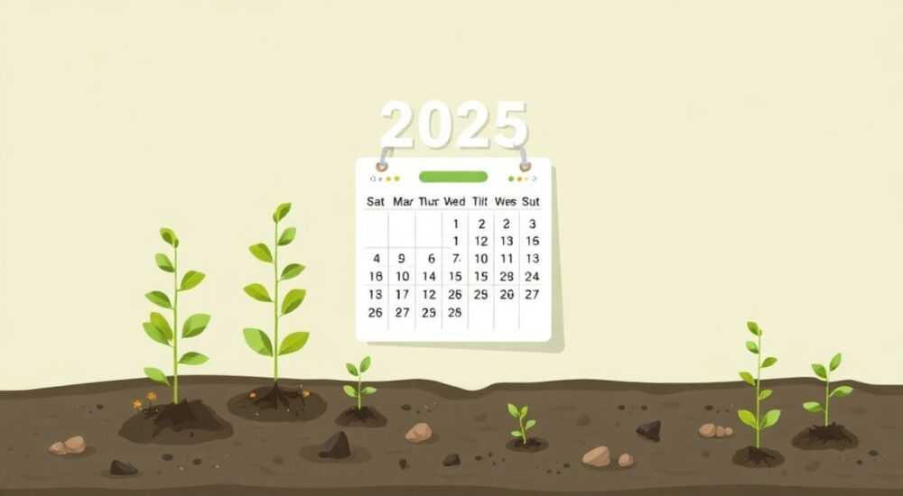 Когда сеять рассаду в 2025 календарь