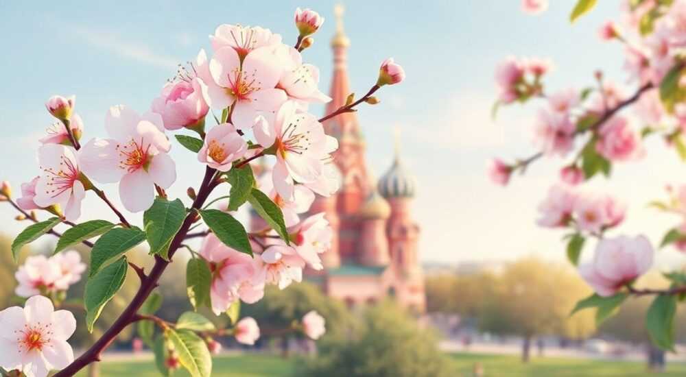 Когда цветут яблони в москве