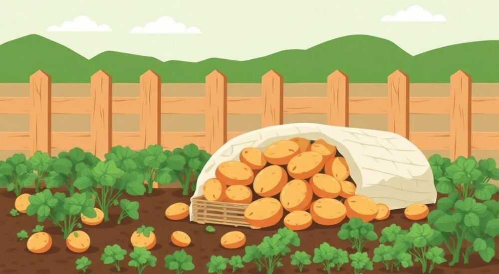 Когда убирать картофель с грядки на хранение