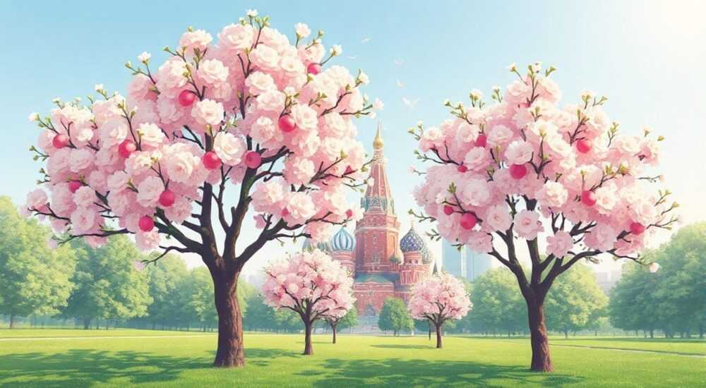 Когда зацветают яблони в москве