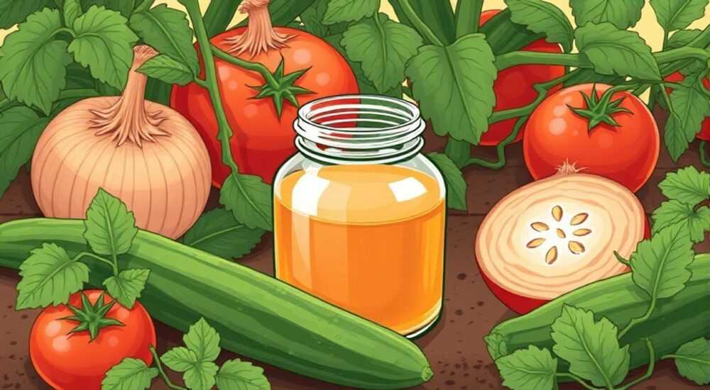 Луковый отвар для растений как удобрение для помидор и огурцов в теплице