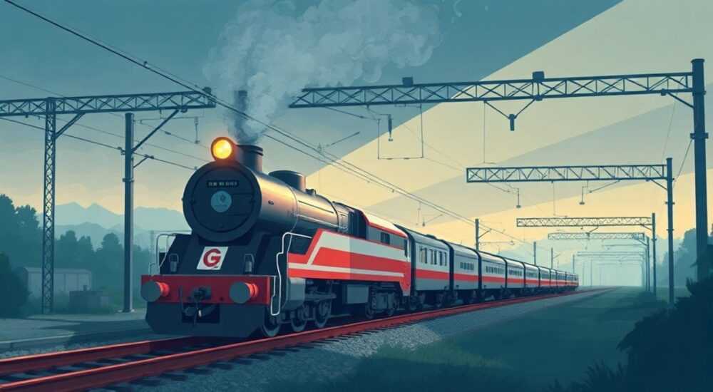 На сколько метров светит прожектор электровоза