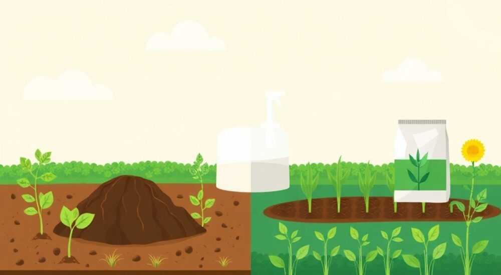 Навоз или минеральные удобрения что лучше