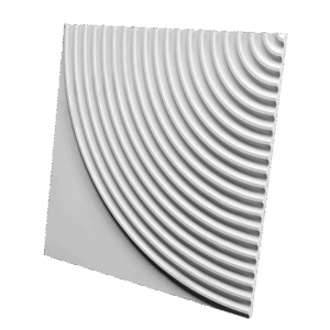 Гипсовая 3D панель PALLADA 2 platinum глянцевое покрытие M-0062-2 pl