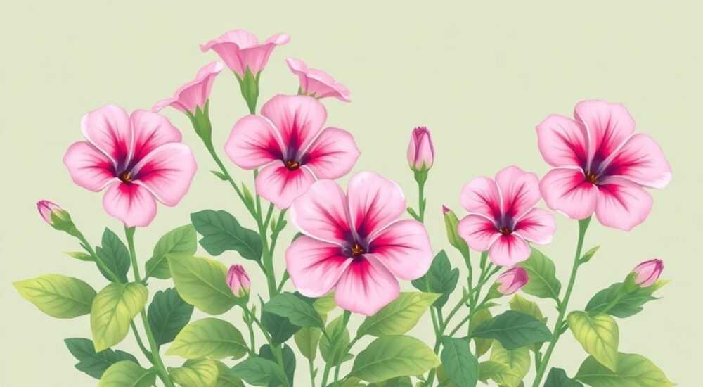 Петуния маленькие цветочки как называются