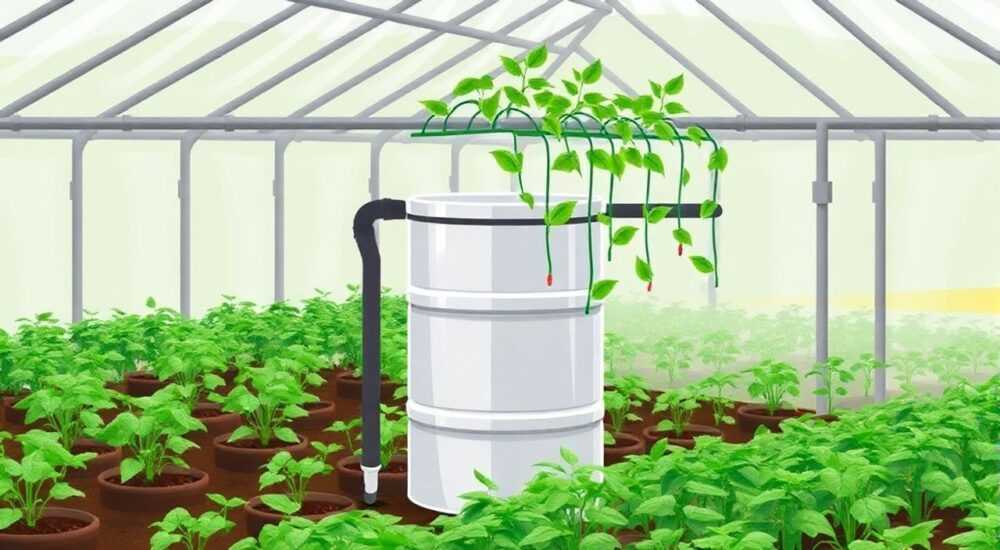 Система капельного полива как работает для теплицы из бочки