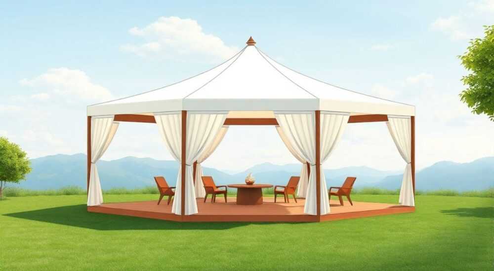 Сколько стоит беседка палатка