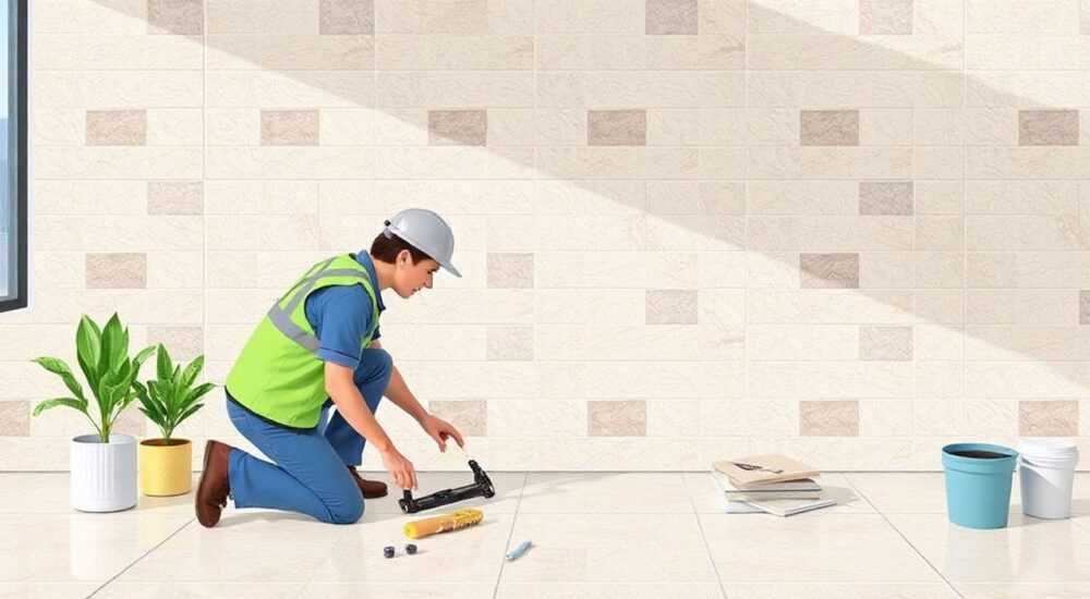 Сколько стоит укладка керамической плитки за работу