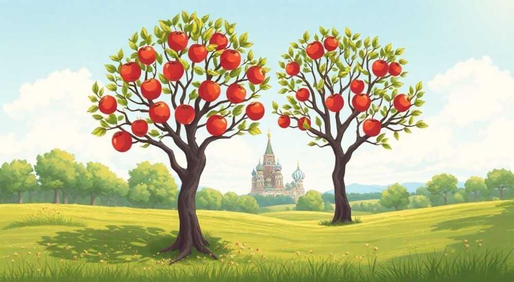 Сколько живут яблони в подмосковье
