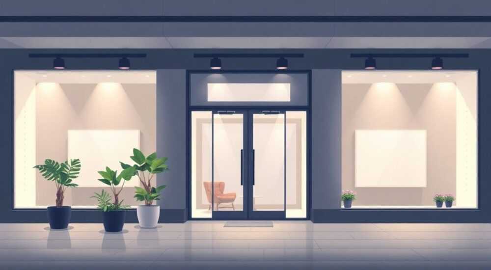 Трековые светильники для витрин магазинов какие купить