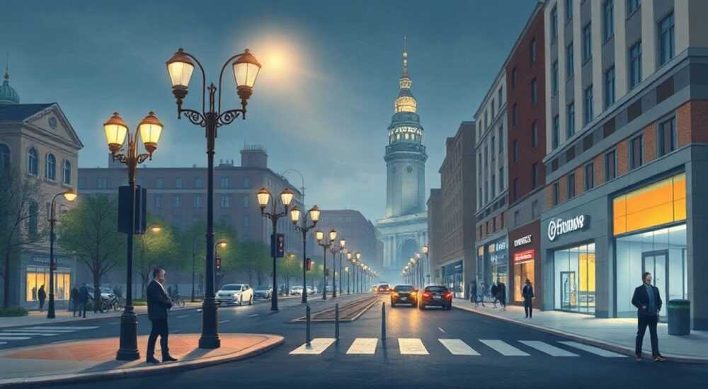 Во сколько в москве включают уличное освещение сейчас