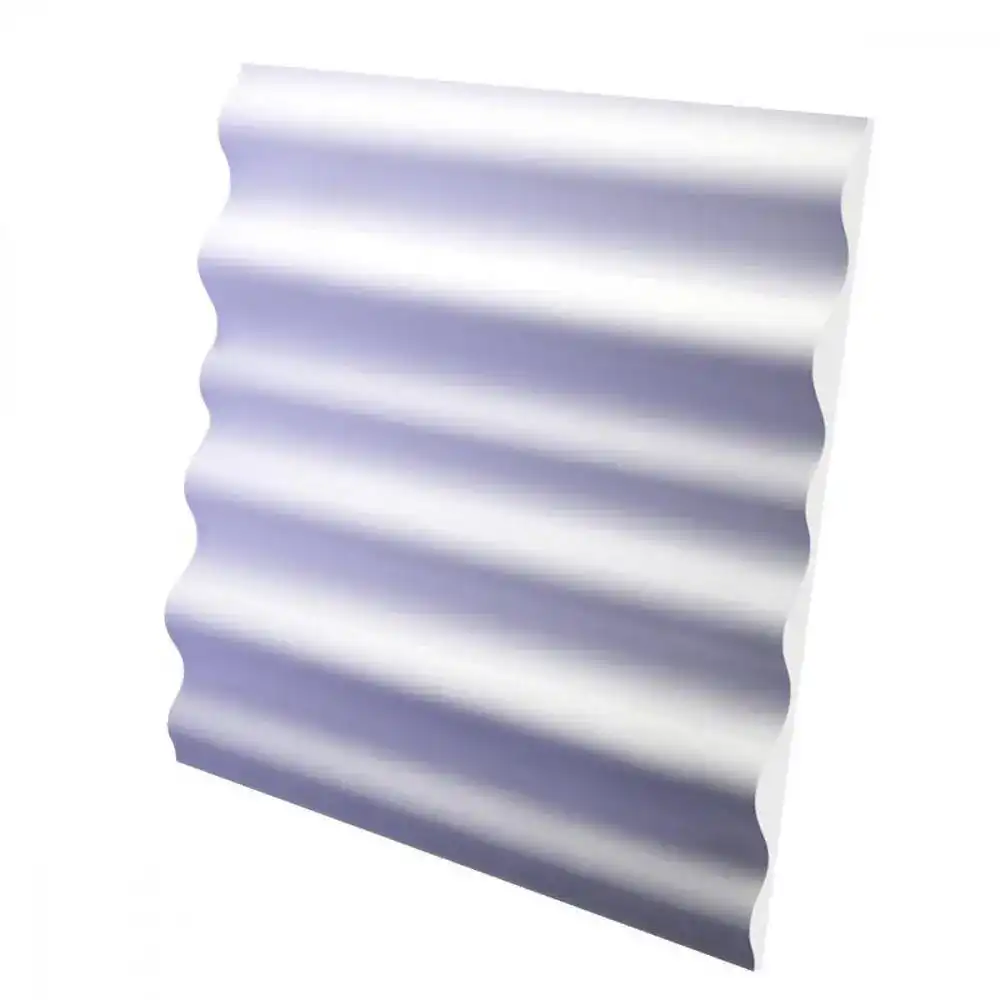 Гипсовая 3D панель WAVE platinum глянцевое покрытие M-0073-pl Гипсовая 3D панель WAVE platinum глянцевое покрытие M-0073-pl