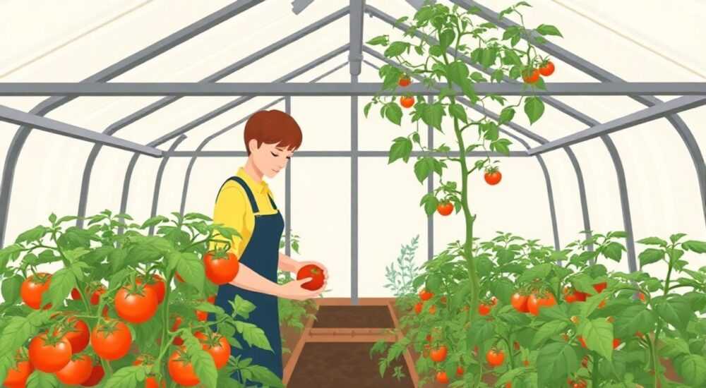Желтые плечики у томатов в теплице что делать