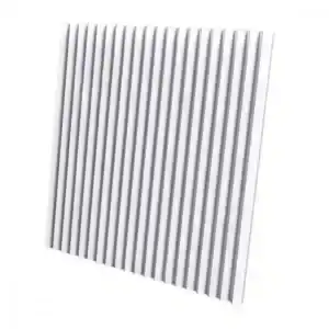 Гипсовая 3D панель ZIGZAG platinum глянцевое покрытие М-0069-pl