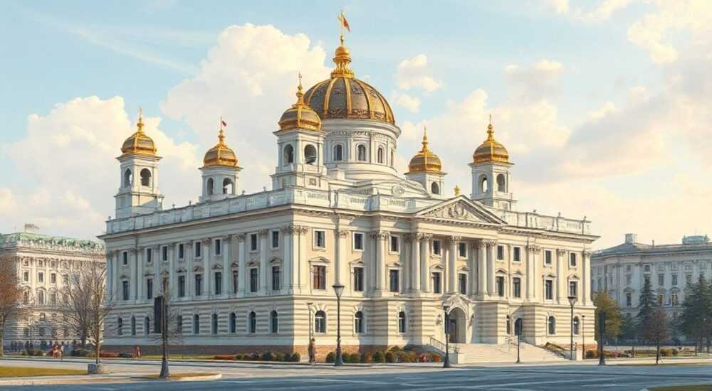 Ампир в архитектуре россии примеры