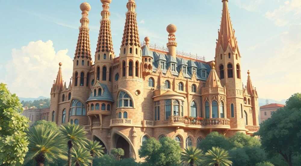 Архитектура гауди в барселоне фото