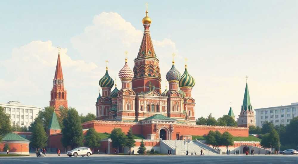 Архитектура московский кремль