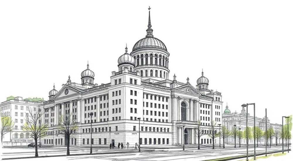 Архитектура москвы рисунок