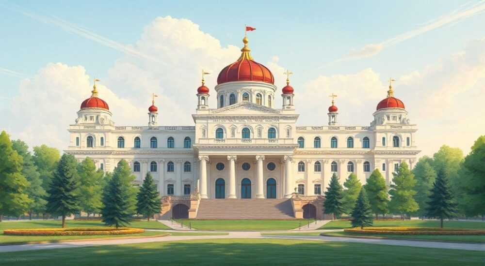 Архитектура павловского парка