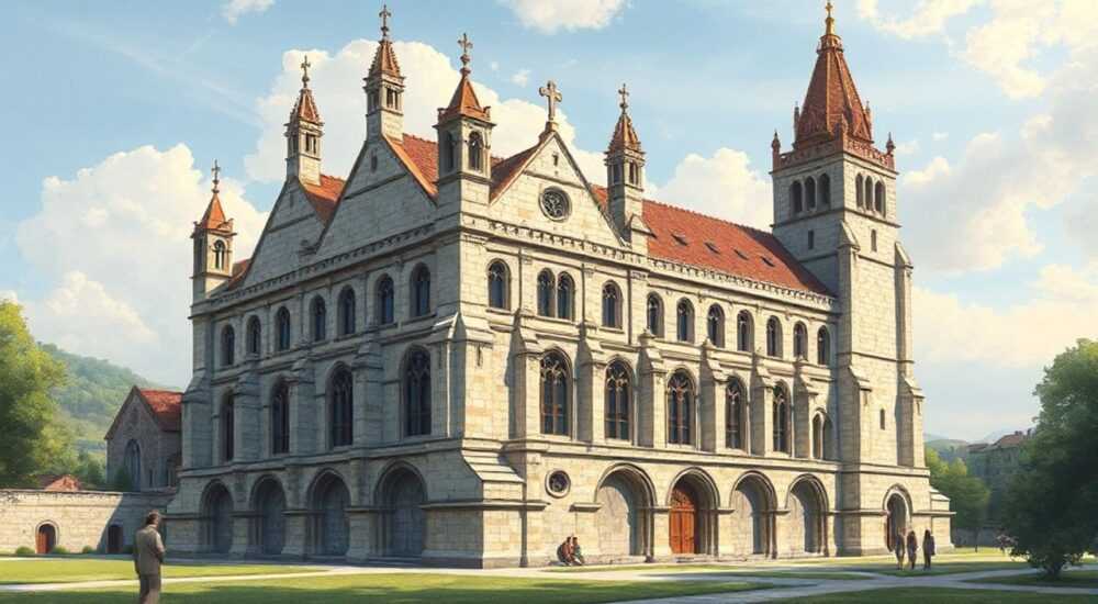 Архитектура средневековья романский стиль