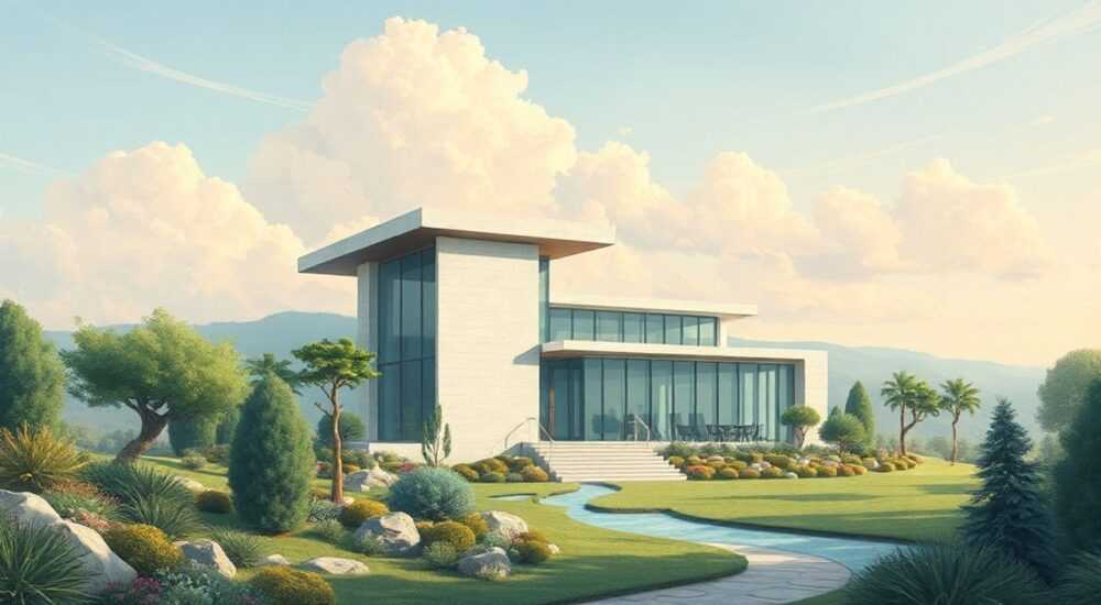 Архитектурно ландшафтная композиция