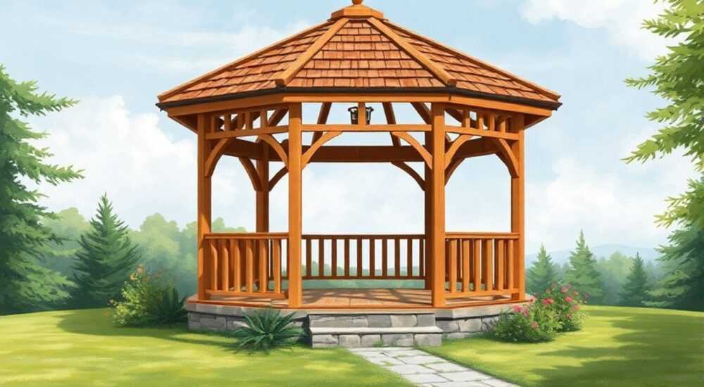 Беседка из сосны когда лучше красить