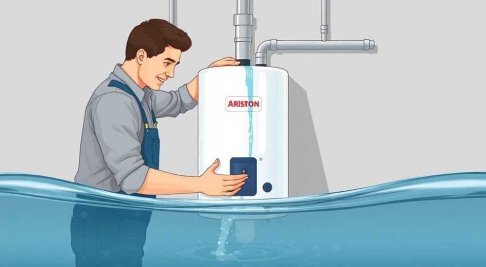 Бойлер ariston как слить воду