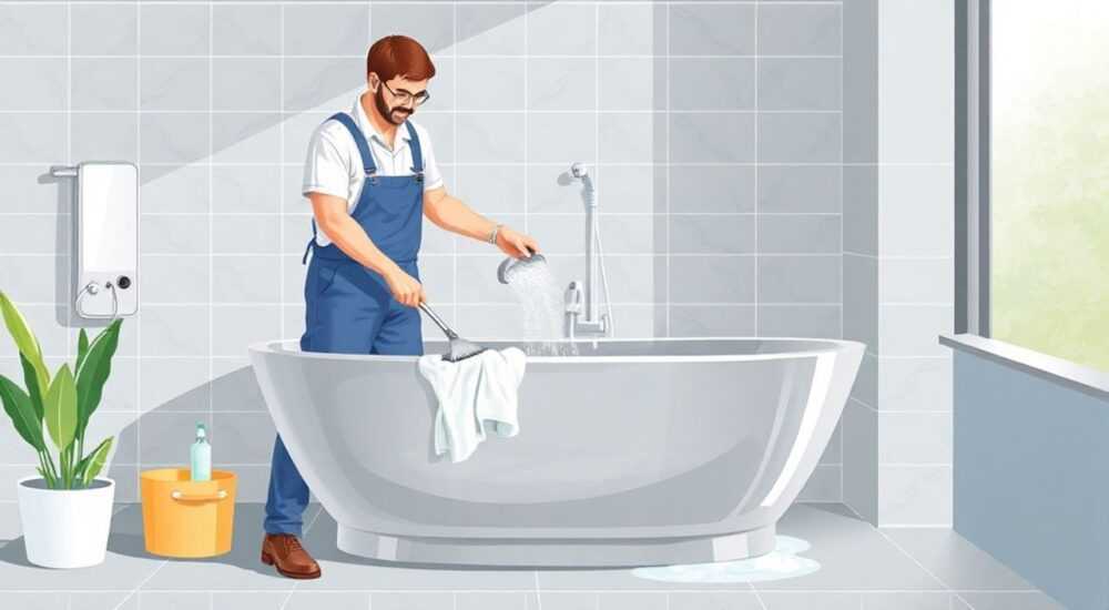 Чем чистить стальную ванну