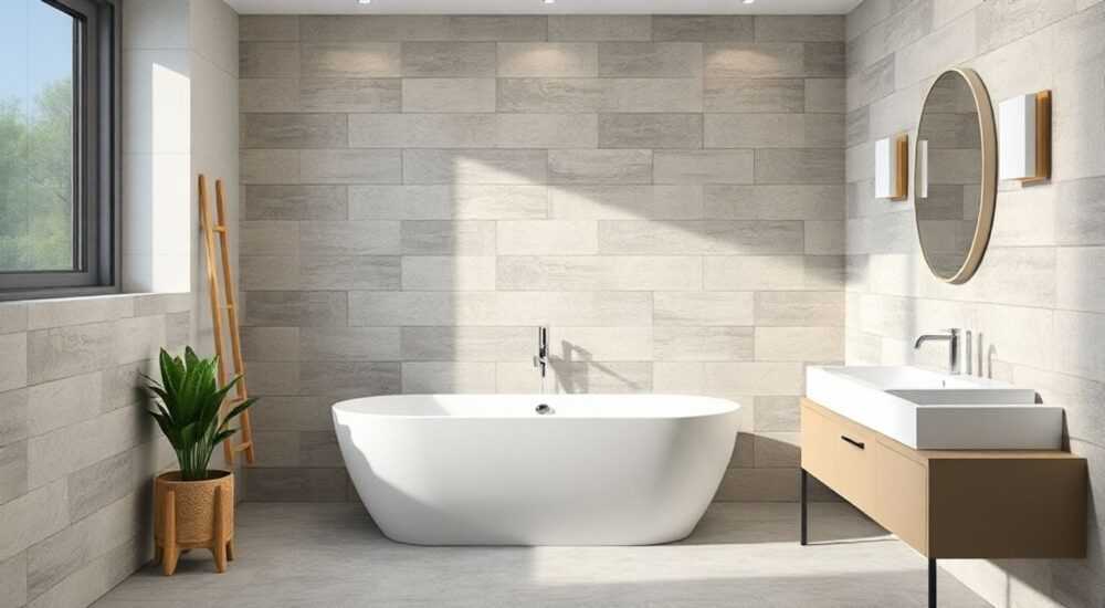 Чем можно сделать стены в ванной комнате