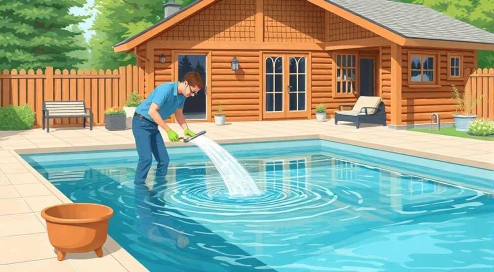 Чем обеззараживать воду в бассейне на даче