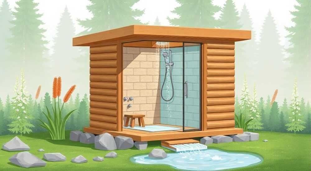 Чем обработать душевую кабину чтобы вода стекала