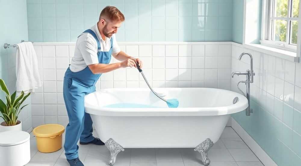 Чем очистить эмаль ванны