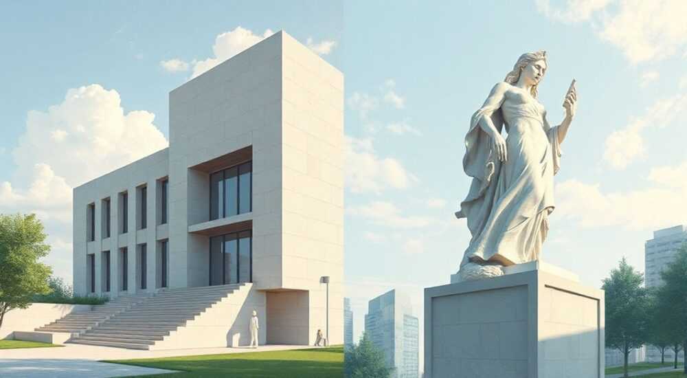 Чем отличается архитектура от скульптуры