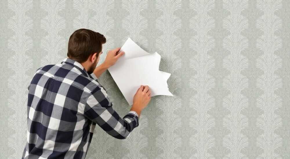 Чем подклеить самоклеющиеся обои которые отклеились