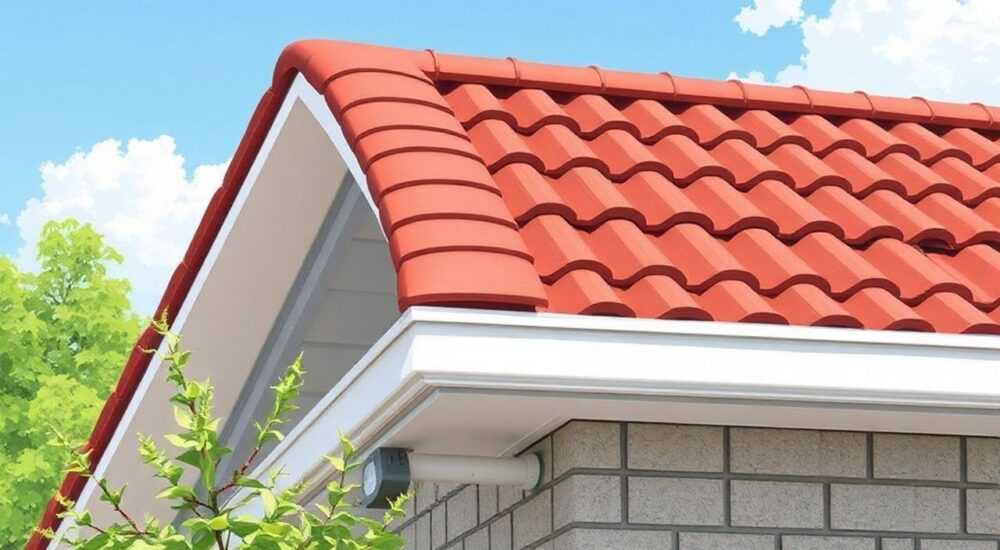 Чем подшить карниз кровли из керамической черепицы