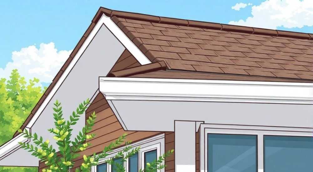 Чем подшить карниз крыши софитом