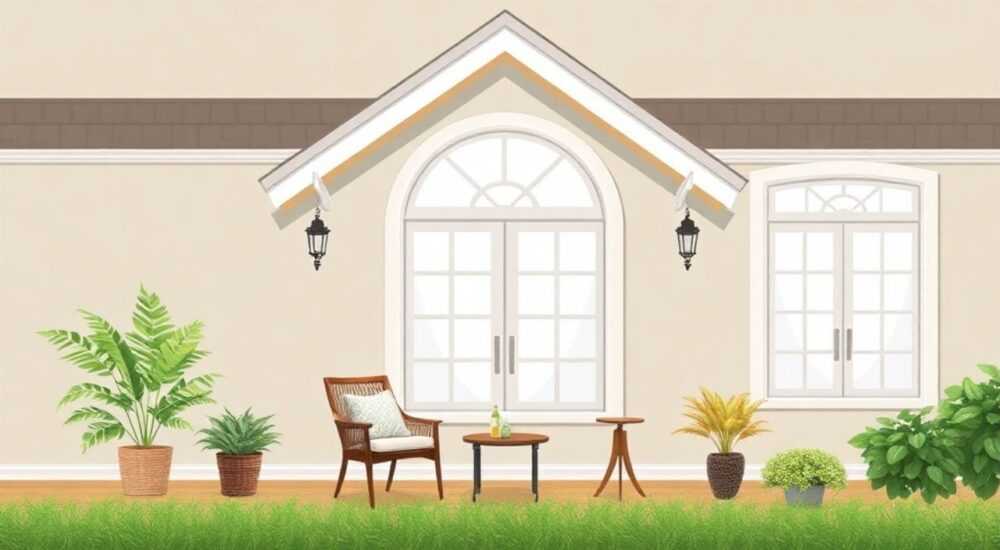 Чем подшить карниз на коттедже