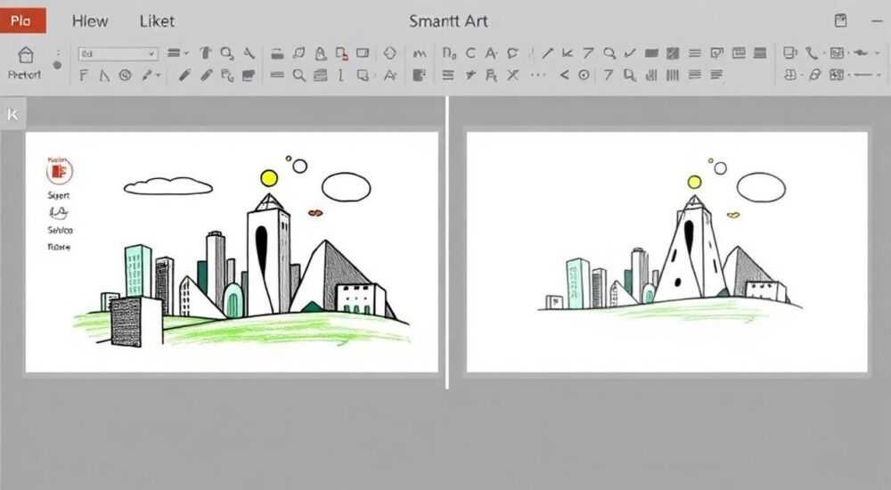 Чем рисование smartart отличается от простого рисования в powerpoint