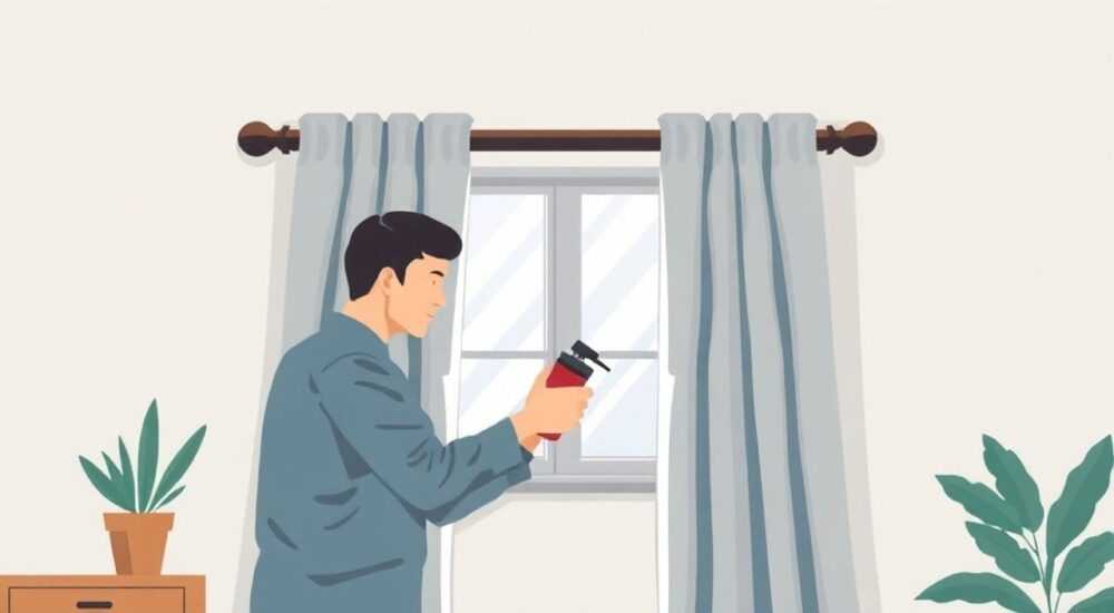 Чем смазать карниз для штор