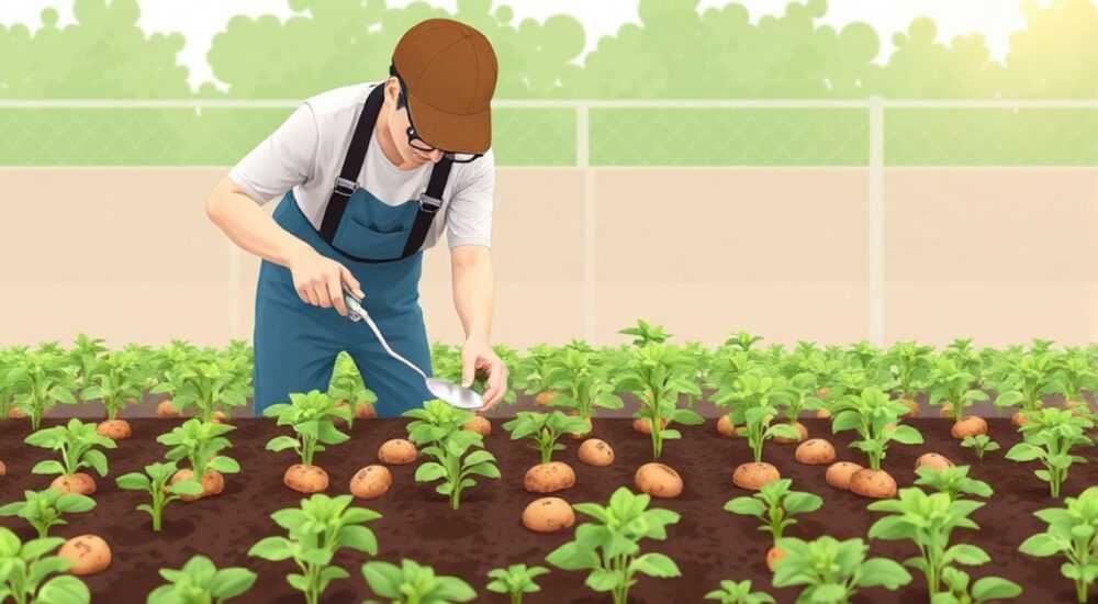 Чем удобрять картофель после посадки