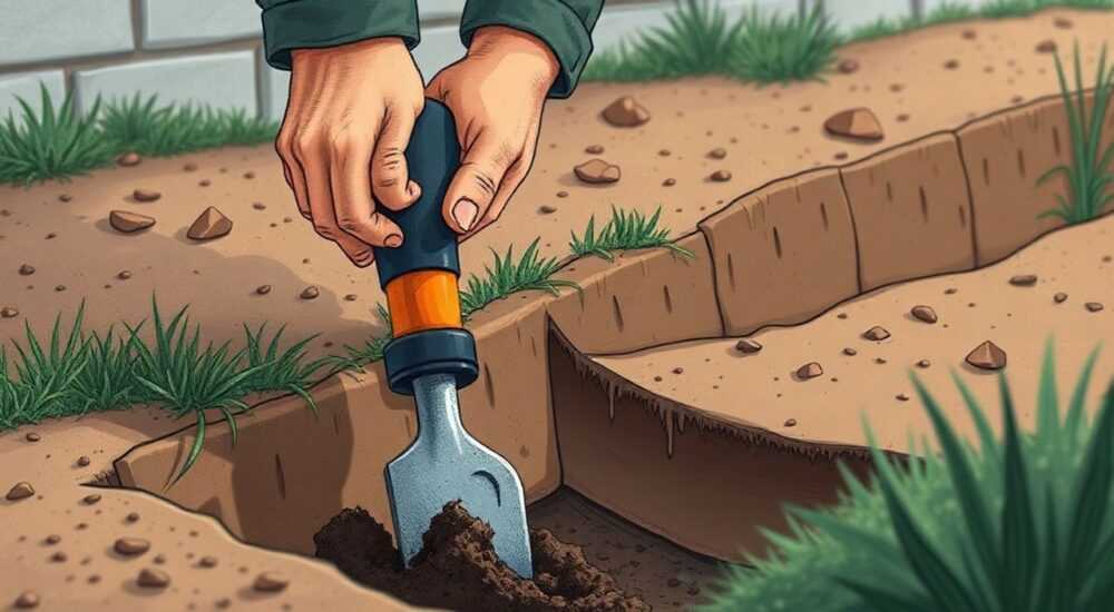 Чем выкопать траншею под водопровод