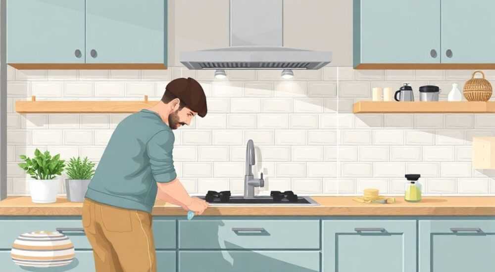 Чем закончить фартук из плитки на кухне